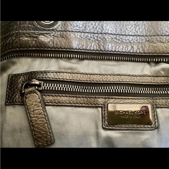 Michael Kors Collection , Skorpios Shopper Tote,Gold - Picture 7 of 10